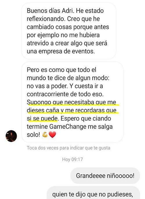Curso Game Change funciona testimonio real de Damia